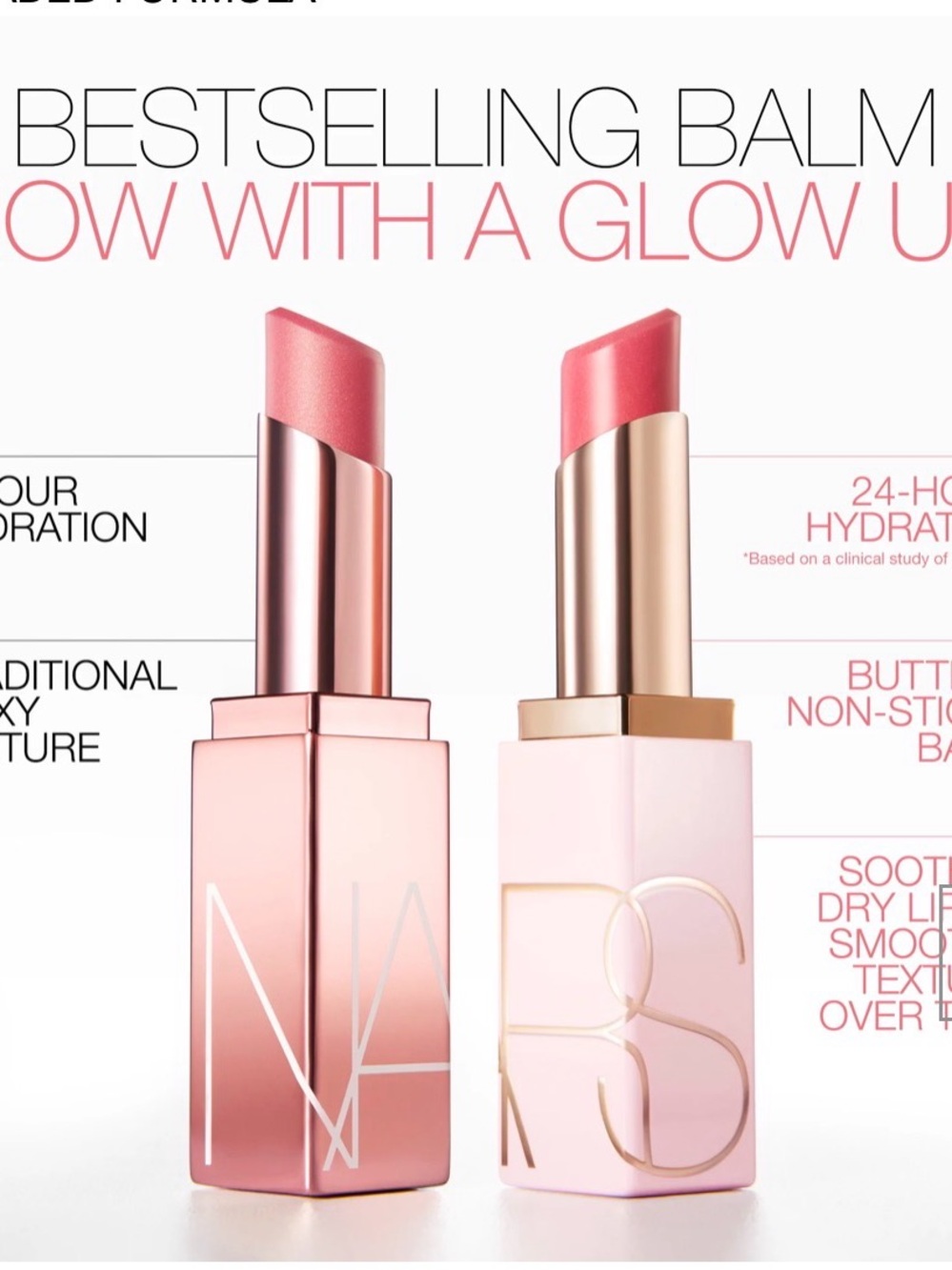 NARS Afterglow Moisturizing Lip Balm w Hyaluronic Acid in Fast Lane. BRAND NEW - Picture 4 of 6